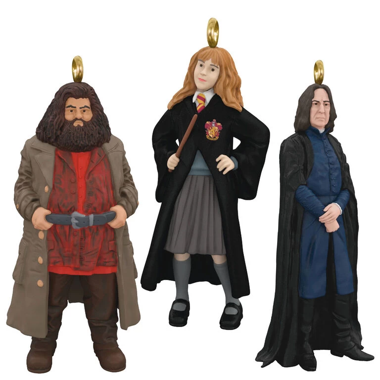 Hallmark Mini Harry Potter™ Hermione™, Hagrid™ And Snape™ Metal Ornaments, Set Of 3 1 Hallmark Mini Harry Potter™ Hermione™, Hagrid™ And Snape™ Metal Ornaments, Set Of 3