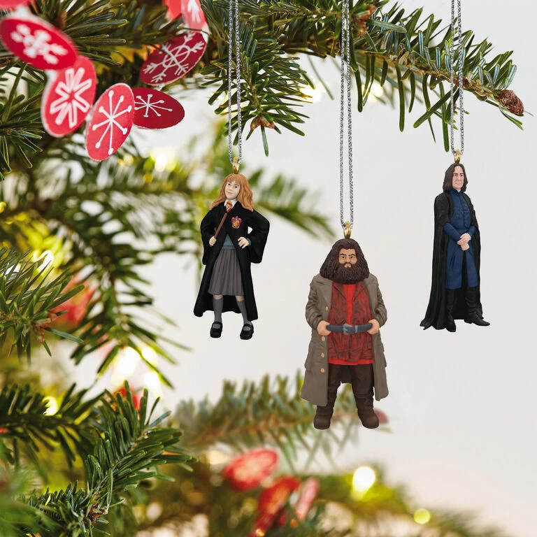Hallmark Mini Harry Potter™ Hermione™, Hagrid™ And Snape™ Metal Ornaments, Set Of 3 2 Hallmark Mini Harry Potter™ Hermione™, Hagrid™ And Snape™ Metal Ornaments, Set Of 3 - Image 2