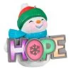 Hallmark Season Of Hope Snowman Ornament With Light