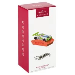 Hallmark Hot Wheels™ Mach Speeder™ Ornament With Light -Hallmark Hot Wheels Mac Speeder Keepsake Ornament 1999QXI7389 04