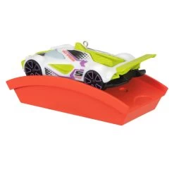 Hallmark Hot Wheels™ Mach Speeder™ Ornament With Light -Hallmark Hot Wheels Mac Speeder Keepsake Ornament 1999QXI7389 06