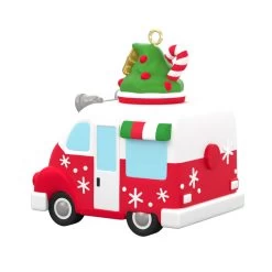 Hallmark Mini Festive Frozen Treats Ornament With Sound, 1.35" -Hallmark Ice Cream Truck Keepsake Ornament 1299QXM9199 06