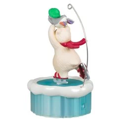 Hallmark Skating Snowball And Tuxedo Ornament With Motion -Hallmark Ice Skating Polar Bear and Penguin Keepsake Ornament 3499QGO2677 06