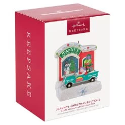 Hallmark Happy Holiday Parade Collection Joanne's Christmas Boutique Musical Ornament With Light 9 Hallmark Happy Holiday Parade Collection Joanne's Christmas Boutique Musical Ornament With Light -Hallmark Joannes Christmas Boutique Shop Keepsake Ornament 3499QGO2517 04