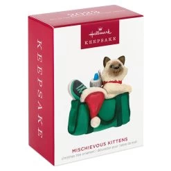 Hallmark Mischievous Kittens Ornament -Hallmark Kitten in Gym Bag Keepsake Ornament 1599QXR8179 04