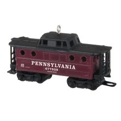 Hallmark Lionel® Pennsylvania K4 Caboose Metal Ornament -Hallmark Lionel Trains Red and Black Caboose Keepsake Ornament 2199QXI6379 06