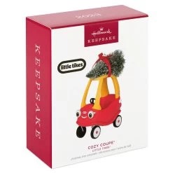 Hallmark Little Tikes® Cozy Coupe® Ornament -Hallmark Little Tikes Cozy Coupe Keepsake Ornament 1899QXI7439 04