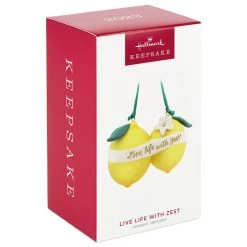 Hallmark Live Life With Zest! Porcelain Ornament -Hallmark Live Life With Zest Lemons Keepsake Ornament 1799QHX3057 04