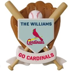 MLB Baseball Personalized Ornament, Cardinals™