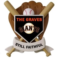 MLB Baseball Personalized Ornament, Giants™ 8 MLB Baseball Personalized Ornament, Giants™ -Hallmark MLB Baseball Personalized Ornament Giants 2499QHE1913B108 03