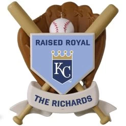 MLB Baseball Personalized Ornament, Royals™ -Hallmark MLB Baseball Personalized Ornament Royals 2499QHE1913B104 03