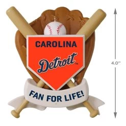 MLB Baseball Personalized Ornament, Tigers™ -Hallmark MLB Baseball Personalized Ornament Tigers 2499QHE1913B103 04