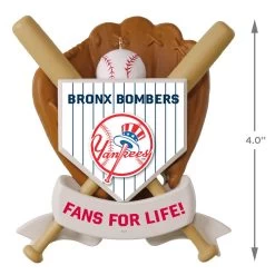 MLB Baseball Personalized Ornament, Yankees™ -Hallmark MLB Baseball Personalized Ornament Yankees 2499QHE1913B106 04