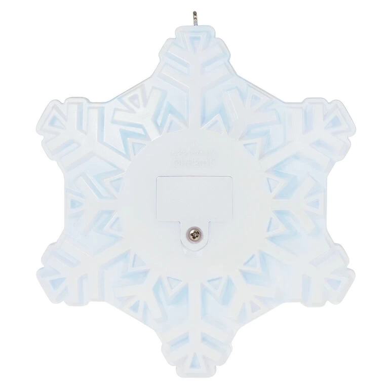 Hallmark Magic Sparkling Snowflake Photo Personalized Ornament With Light 4 Hallmark Magic Sparkling Snowflake Photo Personalized Ornament With Light - Image 4