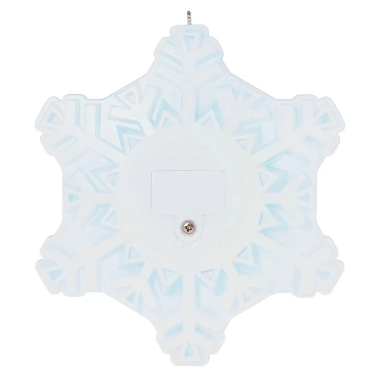 Hallmark Magic Sparkling Snowflake Script Text Personalized Ornament With Light 4 Hallmark Magic Sparkling Snowflake Script Text Personalized Ornament With Light - Image 4