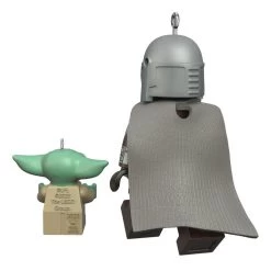 Hallmark The Mandalorian™ And Grogu™ LEGO® Star Wars™ Minifigure Ornaments, Set Of 2 -Hallmark Mandalorian Grogu LEGO Minifig Keepsake Ornaments 2499QXI7079 06