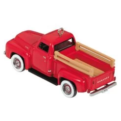 Hallmark Mini Lil' American Trucks 1954 Mercury M-100 2023 Metal Ornament, 0.75" -Hallmark Mercury M100 Truck Keepsake Ornament 1299QXM9159 06
