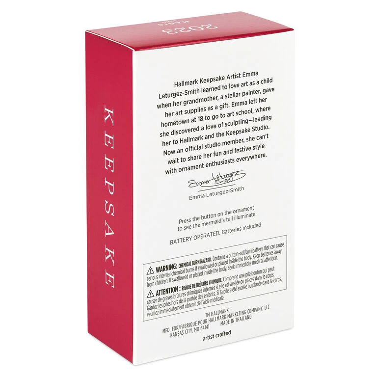 Hallmark Barbie™ Mermaid Ornament With Light 5 Hallmark Barbie™ Mermaid Ornament With Light - Image 5