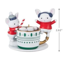 Hallmark Merry Mice With Hot Cocoa Ornament -Hallmark Mice in Hot Cocoa Mug Keepsake Ornament 1999QXT4119 03