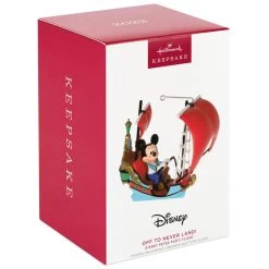 Hallmark Disney Peter Pan's Flight Off To Never Land! Ornament -Hallmark Mickey Peter Pan Pirate Ship Keepsake Ornament 2199QXD6569 04