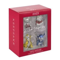 Hallmark Disney 100 Years Of Wonder Classic Characters Ornaments, Set Of 4 -Hallmark Mickey Pooh Simba Stitch Keepsake Ornaments 5499QXD6767 07