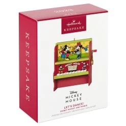 Hallmark Disney Mickey And Minnie Let's Dance! Musical Ornament With Motion -Hallmark Mickey and Minnie Piano Keepsake Ornament 2699QXD6717 04