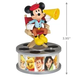 Hallmark Disney 100 Years Of Wonder Director Mickey Mouse Ornament With Light And Sound -Hallmark Mickey in Director Chair Keepsake Ornament 2999QXD6727 03