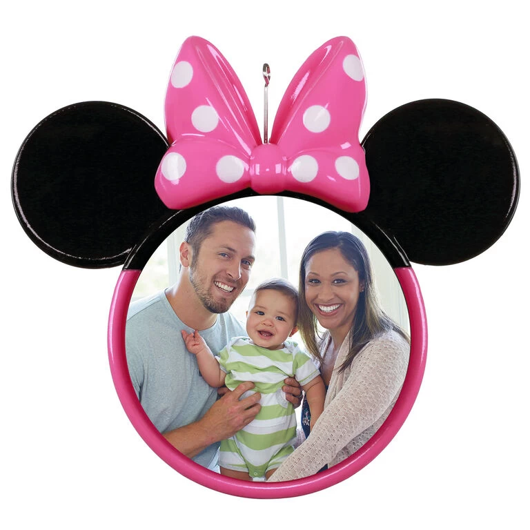 Hallmark Disney Minnie Mouse Ears Silhouette Personalized Photo Ornament 1 Hallmark Disney Minnie Mouse Ears Silhouette Personalized Photo Ornament
