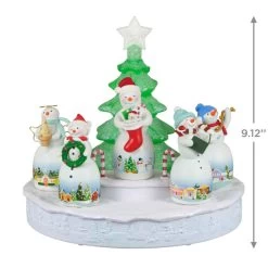 Hallmark Snowtop Lodge Christmas Concert Tabletop Decoration With Light And Sound 8 Hallmark Snowtop Lodge Christmas Concert Tabletop Decoration With Light And Sound -Hallmark Musical Snowmen Ornaments Keepsake Decoration 1QFM3929 03