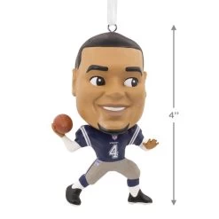 NFL Dallas Cowboys Dak Prescott Bouncing Buddy Hallmark Ornament -Hallmark NFL Dallas Cowboys Dak Prescott Bouncing Buddy Christmas Ornament 1OSL1563 03