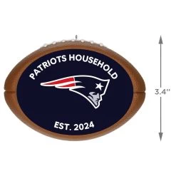 Hallmark NFL Football New England Patriots Text Personalized Ornament -Hallmark NFL Football New England Patriots Text Personalized Ornament 2499QHE1985B8 03