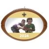Hallmark NFL Football New Orleans Saints Text And Photo Personalized Ornament