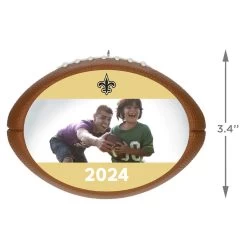 Hallmark NFL Football New Orleans Saints Text And Photo Personalized Ornament -Hallmark NFL Football New Orleans Saints Text and Photo Personalized Ornament 2499QHE1985B18 03