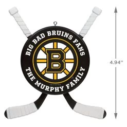 NHL Hockey Personalized Ornament, Boston Bruins® -Hallmark NHLHockey Personalized Ornament Boston Bruins 2499QHE1925B13 03