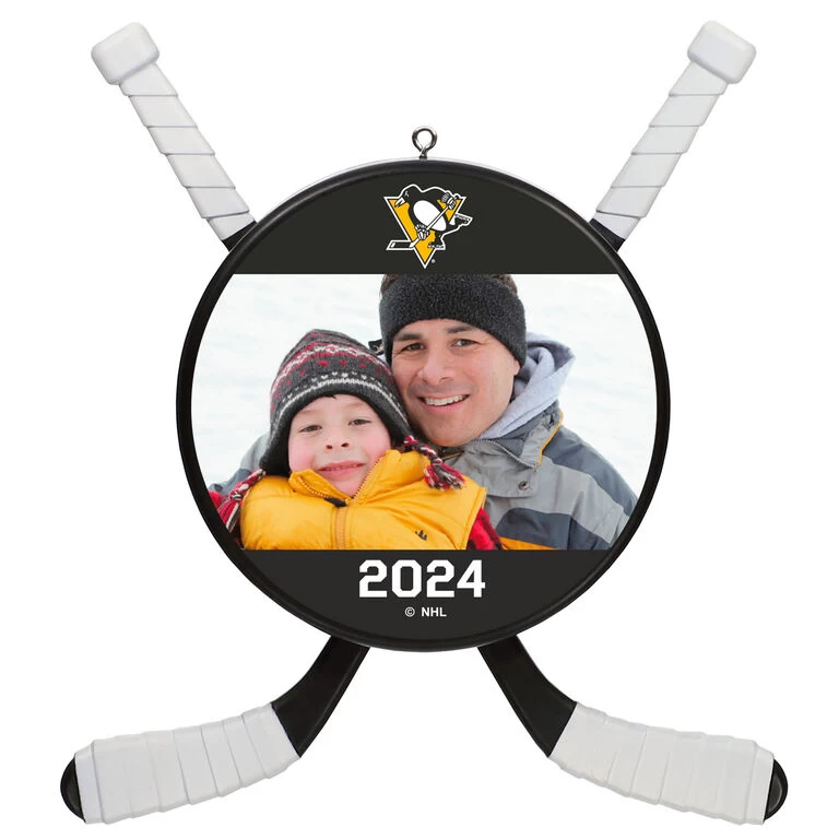 NHL Hockey Personalized Photo Ornament, Pittsburgh Penguins® 1 NHL Hockey Personalized Photo Ornament, Pittsburgh Penguins®
