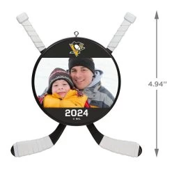 NHL Hockey Personalized Photo Ornament, Pittsburgh Penguins® 7 NHL Hockey Personalized Photo Ornament, Pittsburgh Penguins® -Hallmark NHLHockey Personalized Photo Ornament Pittsburgh Penguins 2499QHE1925B7 03