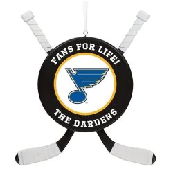 NHL Hockey Personalized Ornament, St. Louis Blues®