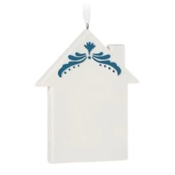 Hallmark New Home 2023 Porcelain Ornament -Hallmark New Home Blue and White House Keepsake Ornament 1799QHX3039 06