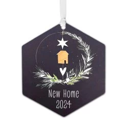 Hallmark New Home Personalized Text Metal Ornament