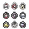 Hallmark Disney Tim Burton's The Nightmare Before Christmas Halloween Town Glass Ornaments, Set Of 9