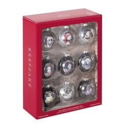 Hallmark Disney Tim Burton's The Nightmare Before Christmas Halloween Town Glass Ornaments, Set Of 9 -Hallmark Nightmare Before Christmas Glass Ball Keepsake Ornaments 2999QSB6289 04