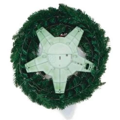 Hallmark Disney Tim Burton's The Nightmare Before Christmas Jack Skellington Wreath With Light, Sound And Motion, 24" -Hallmark Nightmare Before Christmas Jack Skellington Talking Wreath 1QFM3343 06