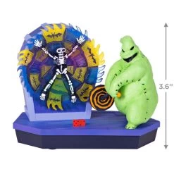 Hallmark Disney Tim Burton's The Nightmare Before Christmas 30th Anniversary Mr. Oogie Boogie Musical Ornament With Light And Motion -Hallmark Oogie Boogie Keepsake Ornament 4499QXD6739 03