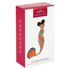 Hallmark Mythical Mermaids Ornament -Hallmark Orange and Blue Mermaid Keepsake Ornament 1799QXR8257 04