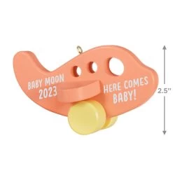 Hallmark Our Babymoon 2023 Wood Ornament -Hallmark Our Babymoon Wood Airplane Keepsake Ornament 1999QHX3099 03