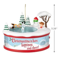 Hallmark The Peanuts® Gang Christmastime Is Here Musical Ornament With Motion 8 Hallmark The Peanuts® Gang Christmastime Is Here Musical Ornament With Motion -Hallmark Peanuts Gang Ice Skating Keepsake Ornament 3999QXI7037 03