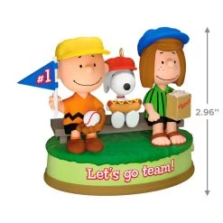 Hallmark The Peanuts® Gang Batter Up! Musical Ornament 8 Hallmark The Peanuts® Gang Batter Up! Musical Ornament -Hallmark Peanuts Gang Watching Baseball Keepsake Ornament 3299QXI7059 03