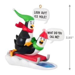 Hallmark What Did You Call Me? Ornament -Hallmark Penguins Sledding Keepsake Ornament 2099QGO2867 03