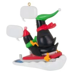 Hallmark What Did You Call Me? Ornament -Hallmark Penguins Sledding Keepsake Ornament 2099QGO2867 06