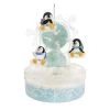 Hallmark Playful Penguins On Ferris Wheel Musical Ornament With Light And Motion